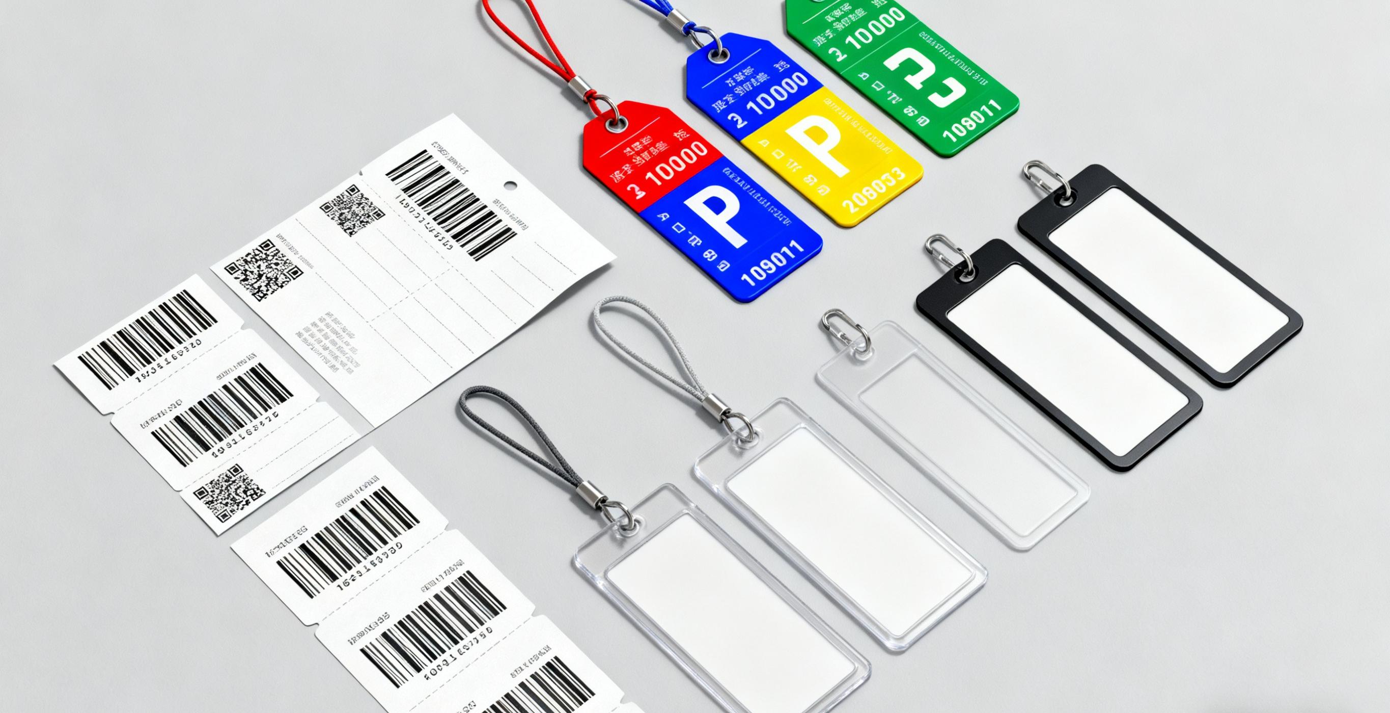 Car hang tags for parking security.